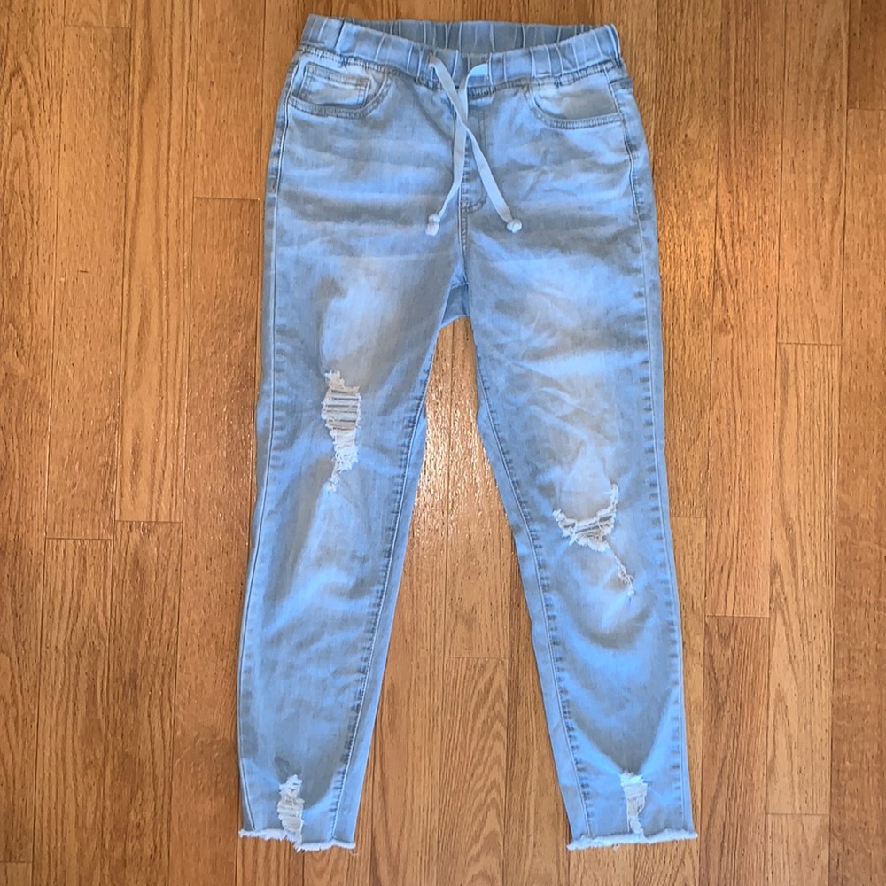 YMI Skinny Ankle Jeans Light Blue Size Small